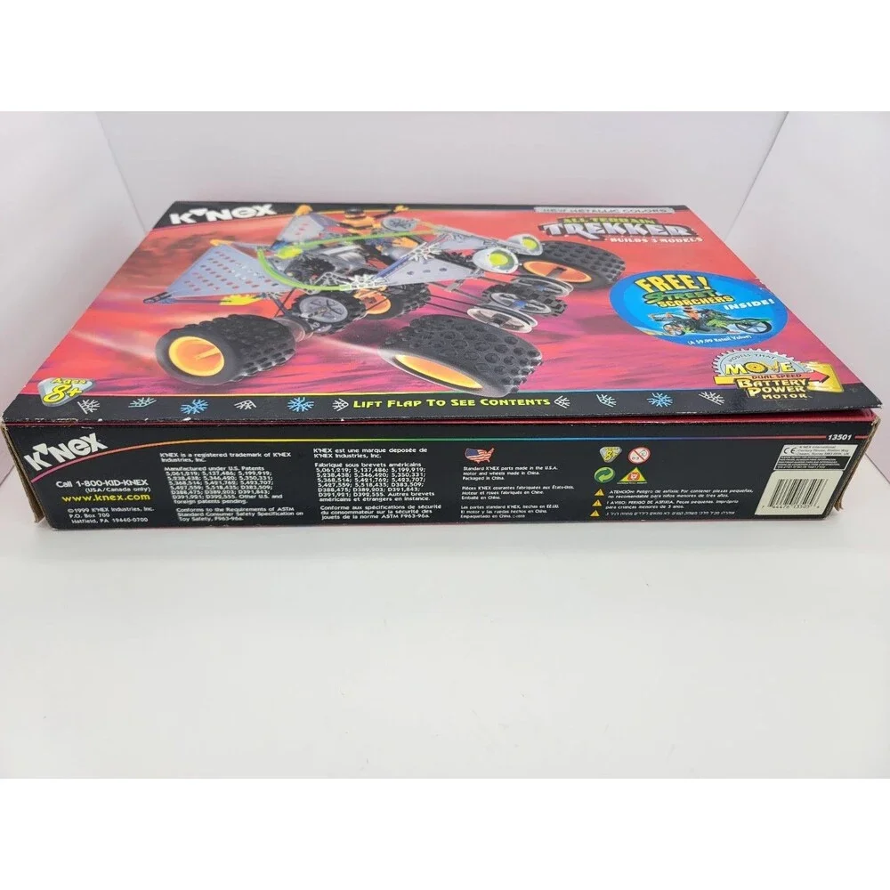 K’nex All Terrain Trekker Replacement BOX ONLY with Instruction Manual